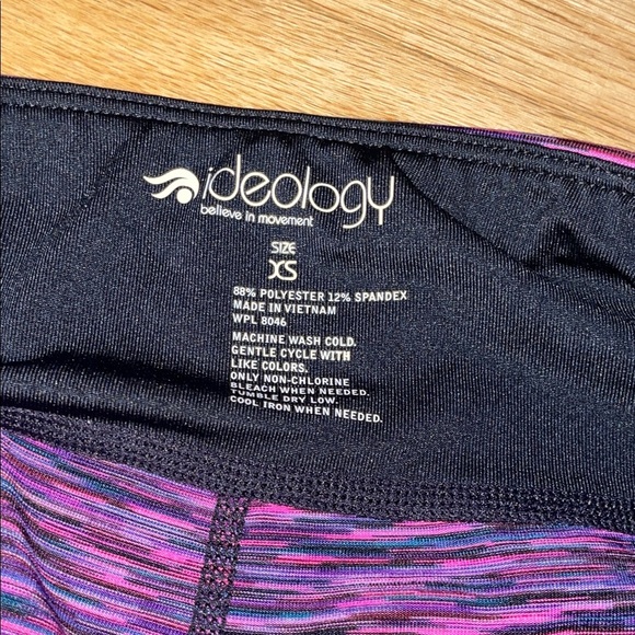 Ideology Pink and Purple Leggings - Picture 4 of 4